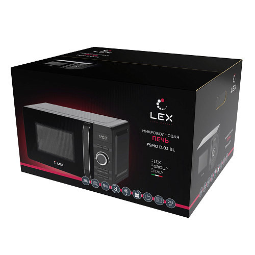 Отдельностоящая микроволновая печь LEX FSMO D.03 BL