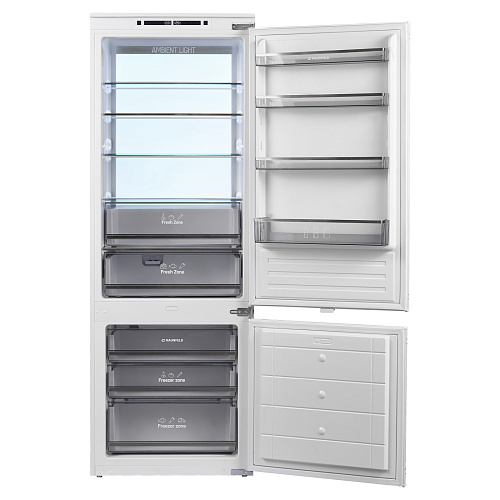 Встраиваемый холодильник NO FROST с инвертором MAUNFELD MBF193NFW1GR Inverter