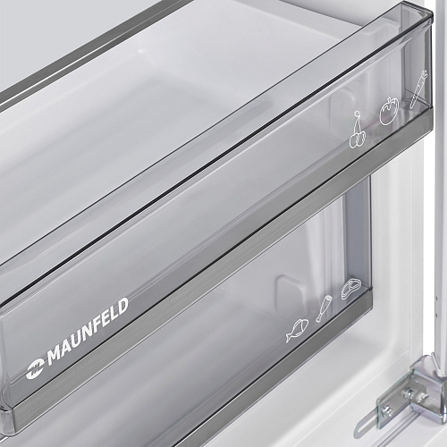 Встраиваемый холодильник с инвертором MAUNFELD MBL177SWGR Inverter