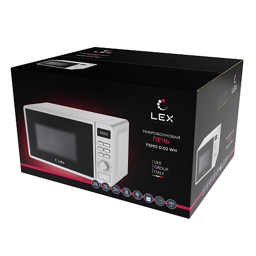 Встраиваемая микроволновая печь LEX FSMO D.02 WH