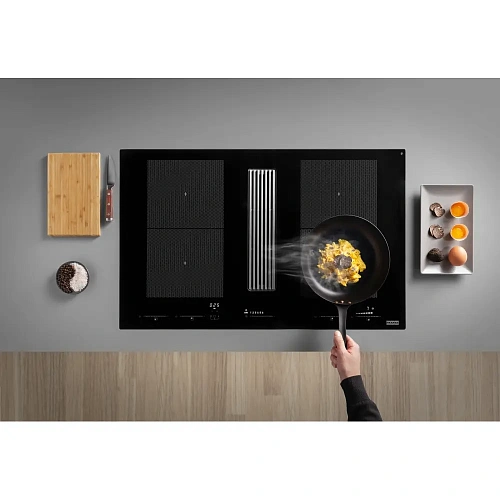 Индукционная панель с интегрированной вытяжкой Mythos FMY 8391R HI