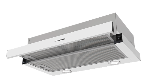 Телескопическая вытяжка встраиваемая  SLIMDUAL 60 W