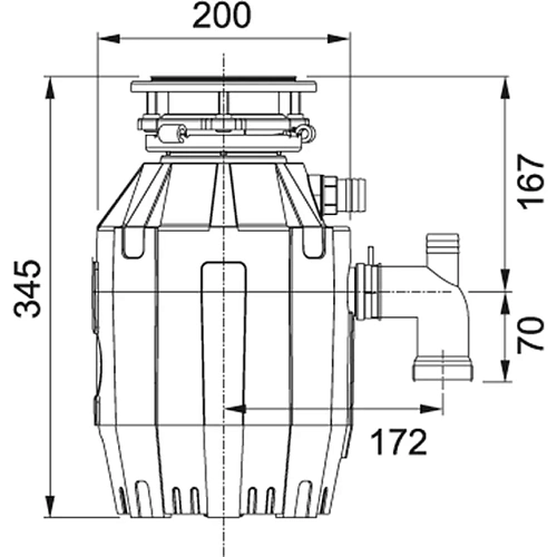 Измельчитель Franke Turbo Elite TE-75