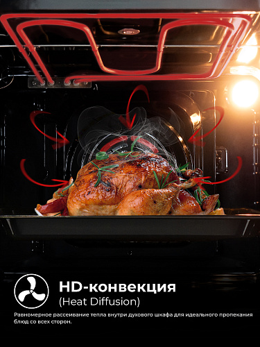 Электрический духовой шкаф LEX EDS 101 BBL