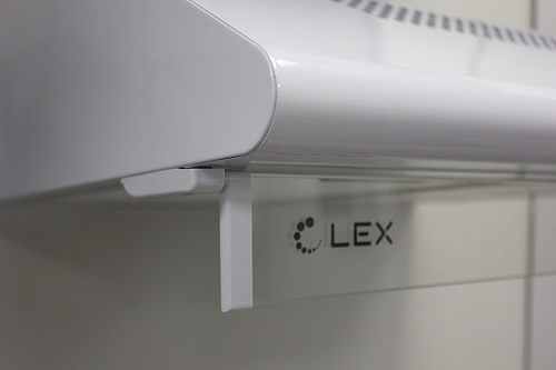 Плоская вытяжка LEX Simple 600 White