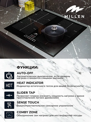 Индукционная варочная панель Millen MIH 602 BL