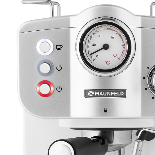 Кофемашина рожкового типа MAUNFELD MF-735WH PRO