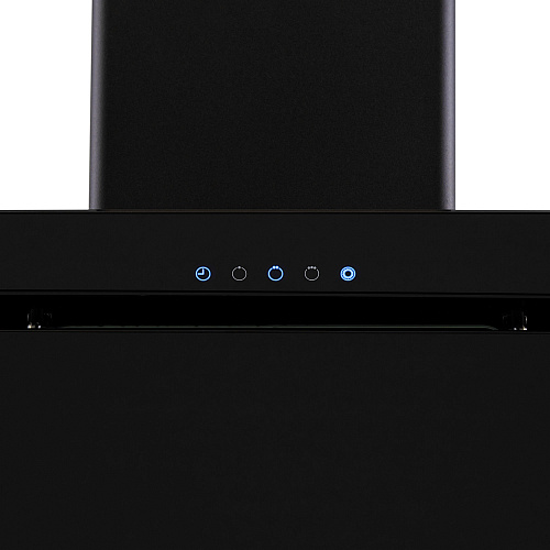 Наклонная вытяжка LIVA 600 black S
