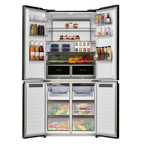 Холодильник MAUNFELD MFF190NFDGN Matt Inverter