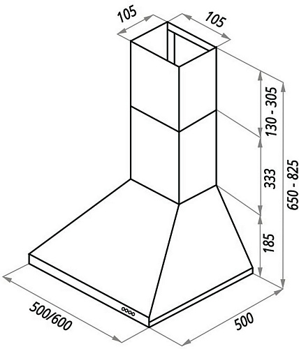 Кухонная вытяжка MAUNFELD Crosby Rocky 60