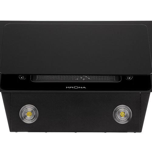 Наклонная вытяжка LIVA 600 black S