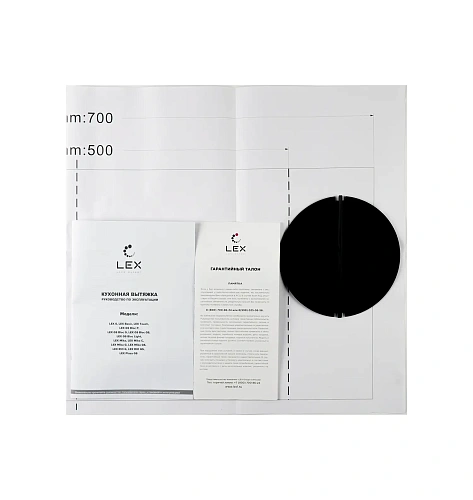 Вытяжка встраиваемая LEX GS BLOC G 600 GREY