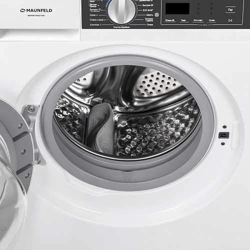 Встраиваемая стиральная машина с сушкой и паром MAUNFELD MBWM1486STWH