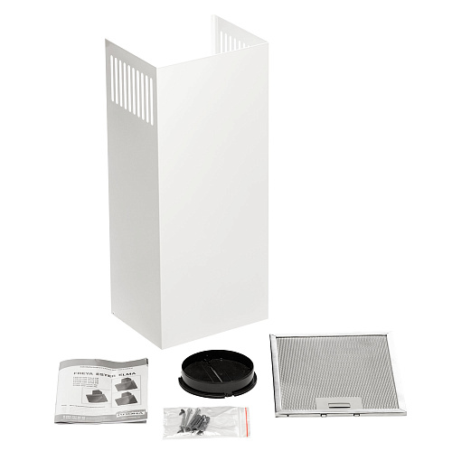 Наклонная вытяжка FREYA 600 white PB