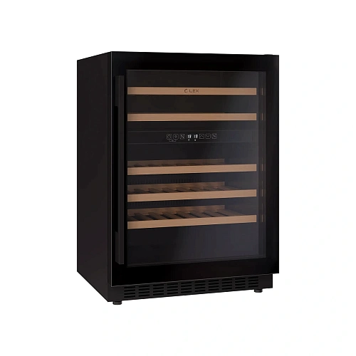 Винный шкаф отдельностоящий LEX LWD6046BL DUAL ZONE
