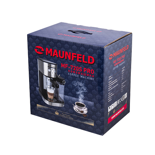 Кофемашина рожкового типа MAUNFELD MF-720S PRO